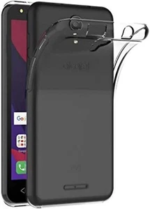 For ALCATEL PIXI 4 5" SHOCKPROOF TPU CLEAR CASE SOFT SILICONE BACK SLIM COVER - Picture 1 of 10