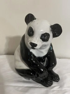 Großer Keramik Panda mit schönen Details - Bild 1 von 5