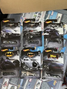 Hot Wheels 1/64 DC Batman Batmobile 80 Years Komplettsatz 6 NEU - Bild 1 von 7