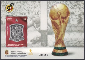 Spain MNH 2020 Spain Football Souvenir Sheet – Edifil Block nº 5429 *** - Picture 1 of 1