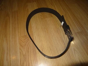 Boy's Size Medium Black Genuine Leather Belt - Picture 1 of 3