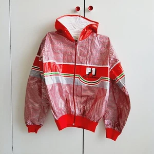 GIACA ALFA ROMEO F1 - VINTAGE MOTORSPORT - NUOVA - ORIGINALE - JACKET TYVEK - Foto 1 di 11