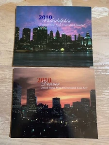 2010 United States Mint Uncirculated Coin Set Denver and Philadelphia - Complete - Picture 1 of 2