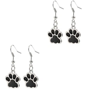 1 Paar Alloy Schmuck Katzenpfoten-Ohrringe, Ohrstecker Ohrstecker Für Frauen - Bild 1 von 12