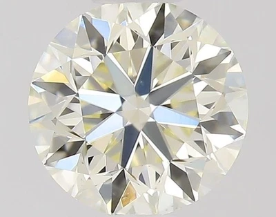 100% GIA Certified 0.41 Ct Natural Diamond Color N/VS2 Clarity Loose Round 4 mm - Image 1 of 4