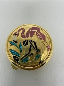 COMO ESTÁ Vintage Estée Lauder Polvo Compacto Mosaico Flamenco Faltan Piezas COMO ESTÁ - Imagen 1 de 9