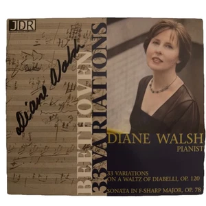 Diane Walsh Beethoven 33 Variations CD Autographed By Artist (Digipak) M/NM - Picture 1 of 5