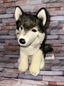 Atka 10" Timber Wolf Douglas Cuddle Toy Plush Stuffed Animal Gray 1833 - Picture 1 of 18