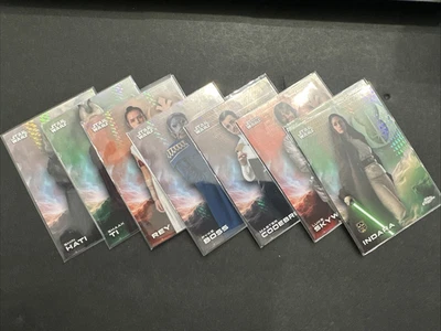 Refratores de prisma Starwars Chrome 2025 Topps (escolha seu cartão e conjunto completo) - Imagem 1 de 4