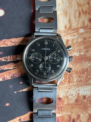 Vintage Lemania Military Chronograph Cal CH27 C12 (Omega 321) Men’s Watch — 第 1/4 张图片