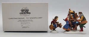 Dept 56 Heritage Village Collection Christmas Bazaar…Toy Vendor & Cart 56597 - Picture 1 of 20