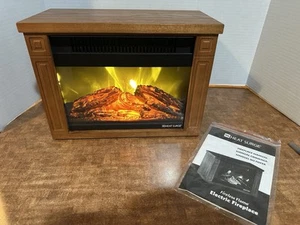 Heat Surge Compact 1200 Watt Mini Electric Fireplace Movable Heater 30000488 - Picture 1 of 16