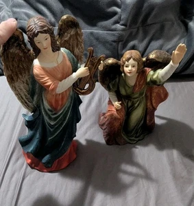 1999 Grandeur Noel Porzellan Engel Set, Collector’s Edition Weihnachten, gebraucht - Bild 1 von 9