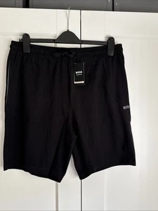 HUGO BOSS MENS MIX&MATCH SHORTS IN BLACK SIZE XXL BNWT RRP £39 ❤️ - Picture 1 of 7
