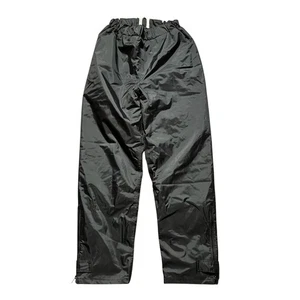 Belstaff Trousers Men's Size L Black Waterproof Lightweight Rainwear - Picture 1 of 13