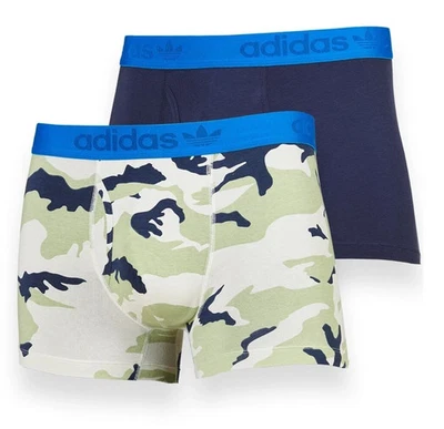 Adidas ~Originals Men's ~ 2 x Comfort Flex Cotton Boxer Trunks ~ Large ~ Fab!