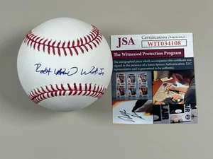 JSA RARE Bobby Witt Jr Signed Official Baseball Full Name Robert Andrew Royals - Picture 1 of 8