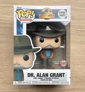 Funko Pop Jurassic World Dr Alan Grant #1221 + Free Protector - Picture 1 of 6
