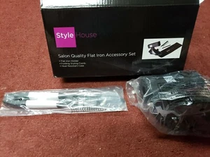 New Style House Salon Quality Flat Iron Accessory Set - Picture 1 of 5