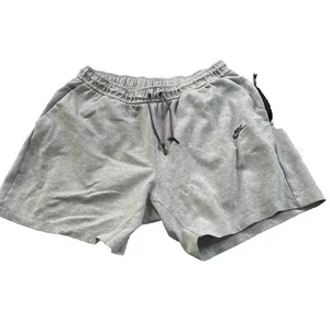 Nike Tech Fleece Mens Shorts Gray Elastic Waist 7.5” Inseam Zip Size 3XL - Picture 1 of 5