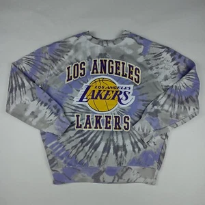 Los Angeles Lakers Sweatshirt Sweater Tie-Dye NBA Basketball Adult Size small - Picture 1 of 8