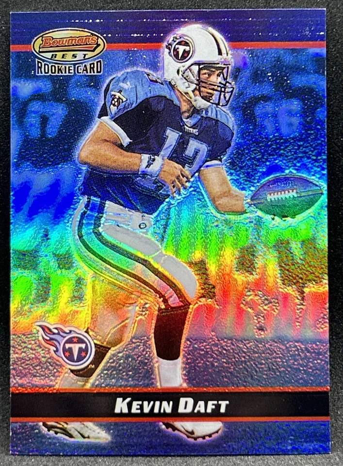 2000 Bowman's Best #140 Kevin Daft RC Rookie Refractor #1193/1499 Titans - Image 1 of 2