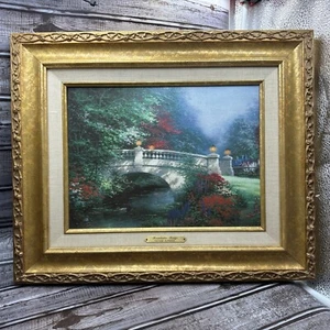 Thomas Kinkade Broadwater Bridge Framed The Classics Collection COA - Picture 1 of 10