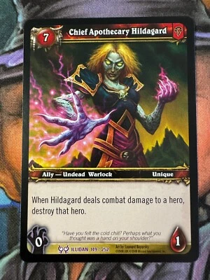 World of Warcraft TCG Illidan 149/252 Chief Apothecary Hildagard - Image 1 of 2