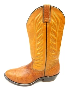 Double H Men’s Leather Western Cowboy Boots Size 10 D  Brown - Picture 1 of 11