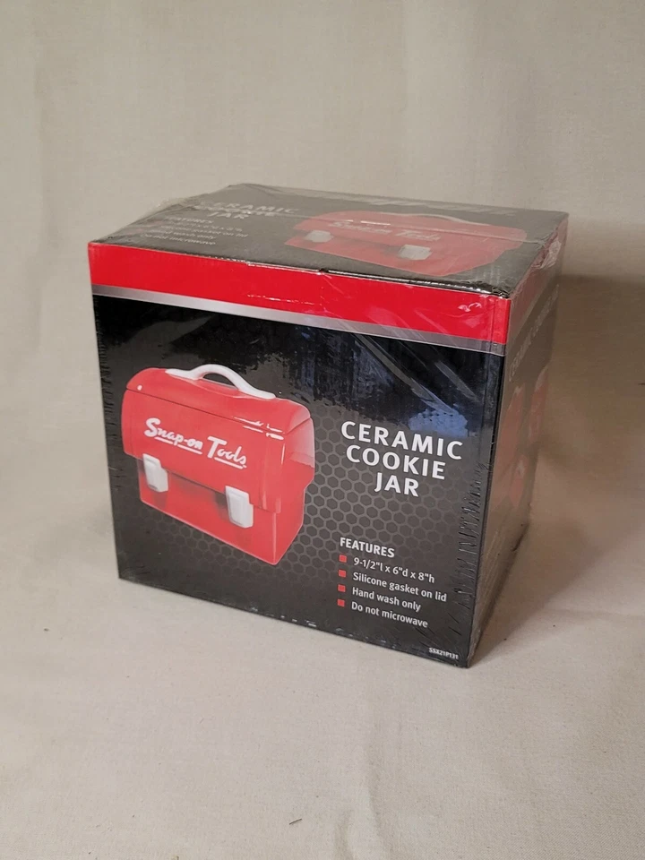 Snap-on Tools Cookie Jar Collectible Ceramic Tool Box SSX21P131