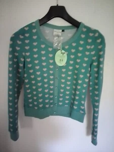 Dancing Days Cardigan -Türkis Mint - Größe M- Gebraucht - Bild 1 von 4