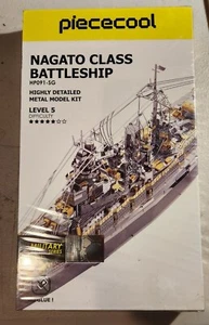 Piececool 3D Puzzle NAGATO CLASS SCHLACHTSCHIFF ZUM SELBERMACHEN Metall maßgeschneidertes Spielzeug - Bild 1 von 3