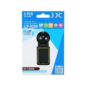 JJC LCP-FR200 LCD Protective Film for Casio EXILIM FR200,FR100,FR110H,FR100L - Picture 1 of 6