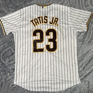 Maglietta Fernando Tatis Jr San Diego Padres Bianca Gesso Large #23 - Foto 1 di 5