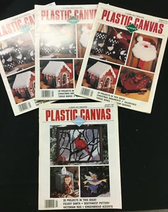 Plastic Canvas Corner Magazine Lot of 4 - Picture 1 of 9