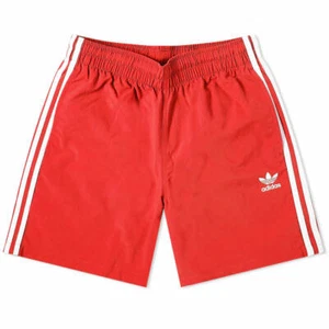 NWT ADICOLOR  ADIDAS ORIGINALS SHORTS 3 STRIPE CASUAL SUMMER SHORTS TREFOIL SWIM - Picture 1 of 12
