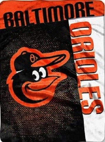 Baltimore Orioles MLB 60" x 80" Blanket Thick Soft Plush Cover