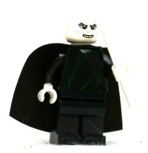 Lego Minifigure Mini Figure HP098 Lord Voldemort 1 Cape Robe Wand Complete Fast - Picture 1 of 12