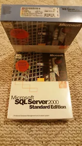 Microsoft SQL Server 2000, SKU 228-00683, 5 CAL, Full Retail, Sealed Box - Picture 1 of 2