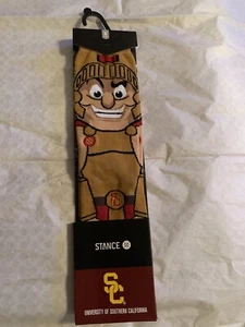 STANCE Southern California Trojans USC Mascot Tommy Trojan Men's CREW SOCKS sz:M - Picture 1 of 3