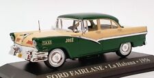 Altaya 1/43 Scale AL16221 - 1956 Ford Fairlane Taxi La Habana - Green/Cream