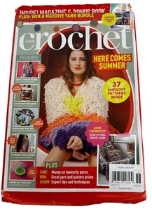 Inside Crochet Magazine Issue 158 Patterns Scarf T-Shirt Summer Fashion Toys UK - Picture 1 of 16