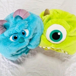 Tokyo Disney Resort Monsters Inc Mike & Sulley Ears Head Fun Cap Set of 2 Japan - Picture 1 of 3