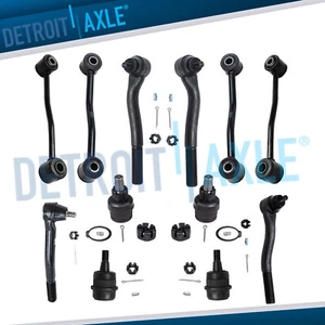 Front Suspension Kit for 1999-2004 Jeep Grand Cherokee sway bar links tie rods - Picture 1 of 8