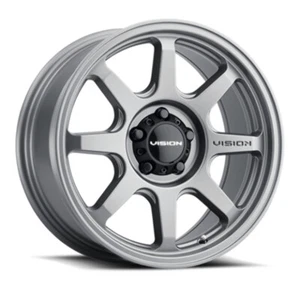 16" Vision Off-Road 351 Flow Satin Grey Wheel 16x8 6x5.5 (6x139.7) Rim 0mm - Picture 1 of 10
