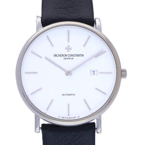 AUTHENTIC VACHERON CONSTANTIN Automatic Patrimony Watch K18 White Gold 0007