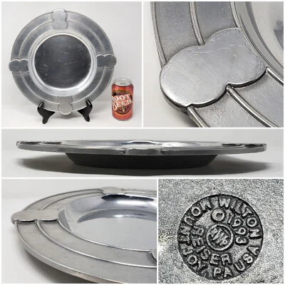 Wilton Pewter Handcrafted Serving Dish: Mount Joy, PA. 1993 RPW Reiser: 13" dia. - Image 1 of 4