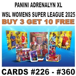 PANINI ADRENALYN XL WSL WOMENS SUPER LEAGUE 2025 24/25 - CARDS #226 - #360 - Picture 1 of 1