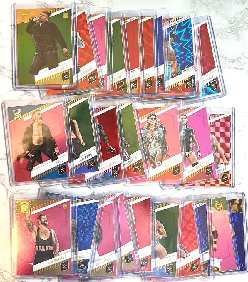 2023 WWE Panini Elite Parallels Pick Your Card Red/Pink/Green/Blue/Red/Status - Image 1 of 1