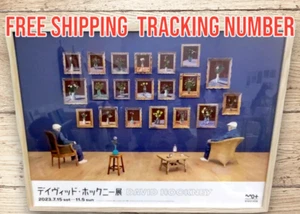 Póster de la Exposición de Tokio de David Hockney B3 Mirando las Flores nuevo Seguimiento Envío Graduado - Imagen 1 de 5
